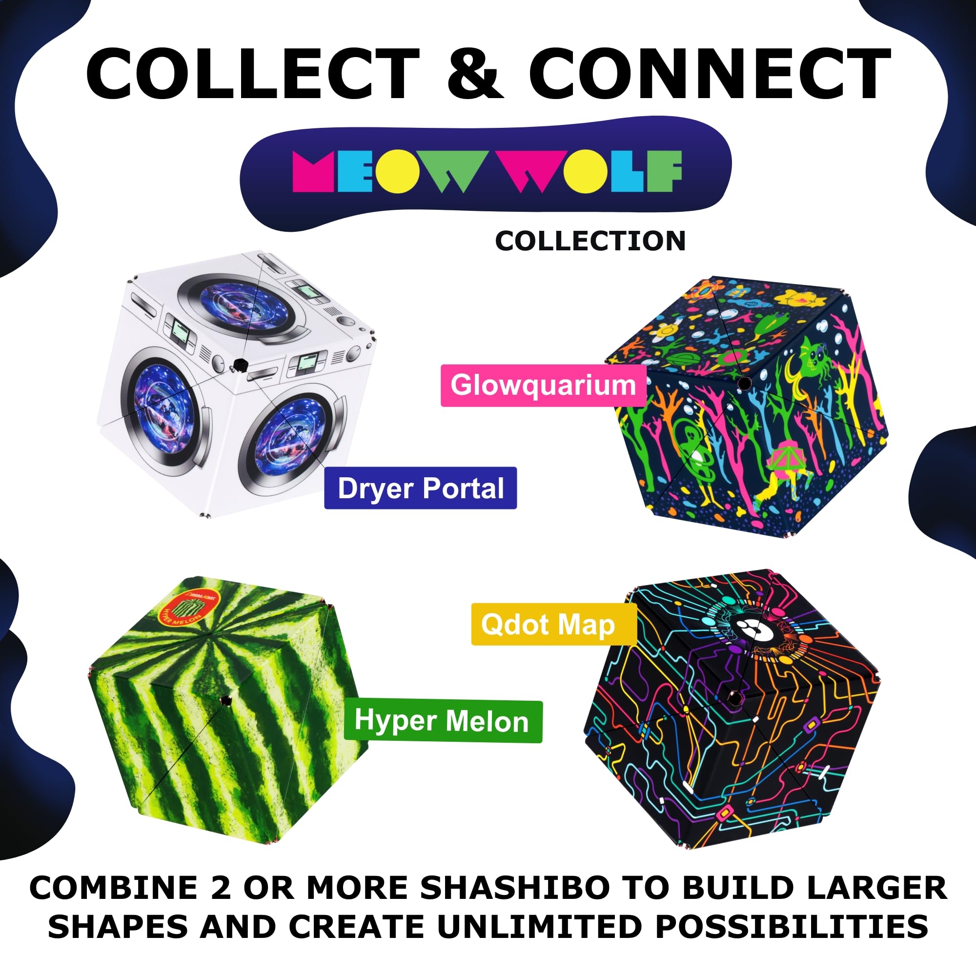 Shashibo STEAM learning visual: supports STEM-inspired play and skill coordination.