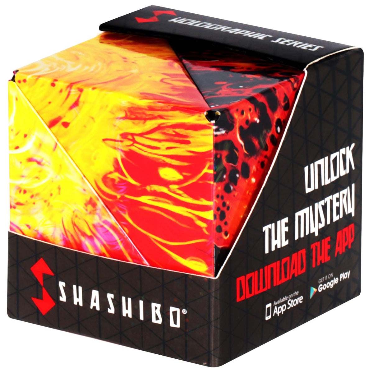 Shashibo transforming cube open shows endless reshaping for creative focus