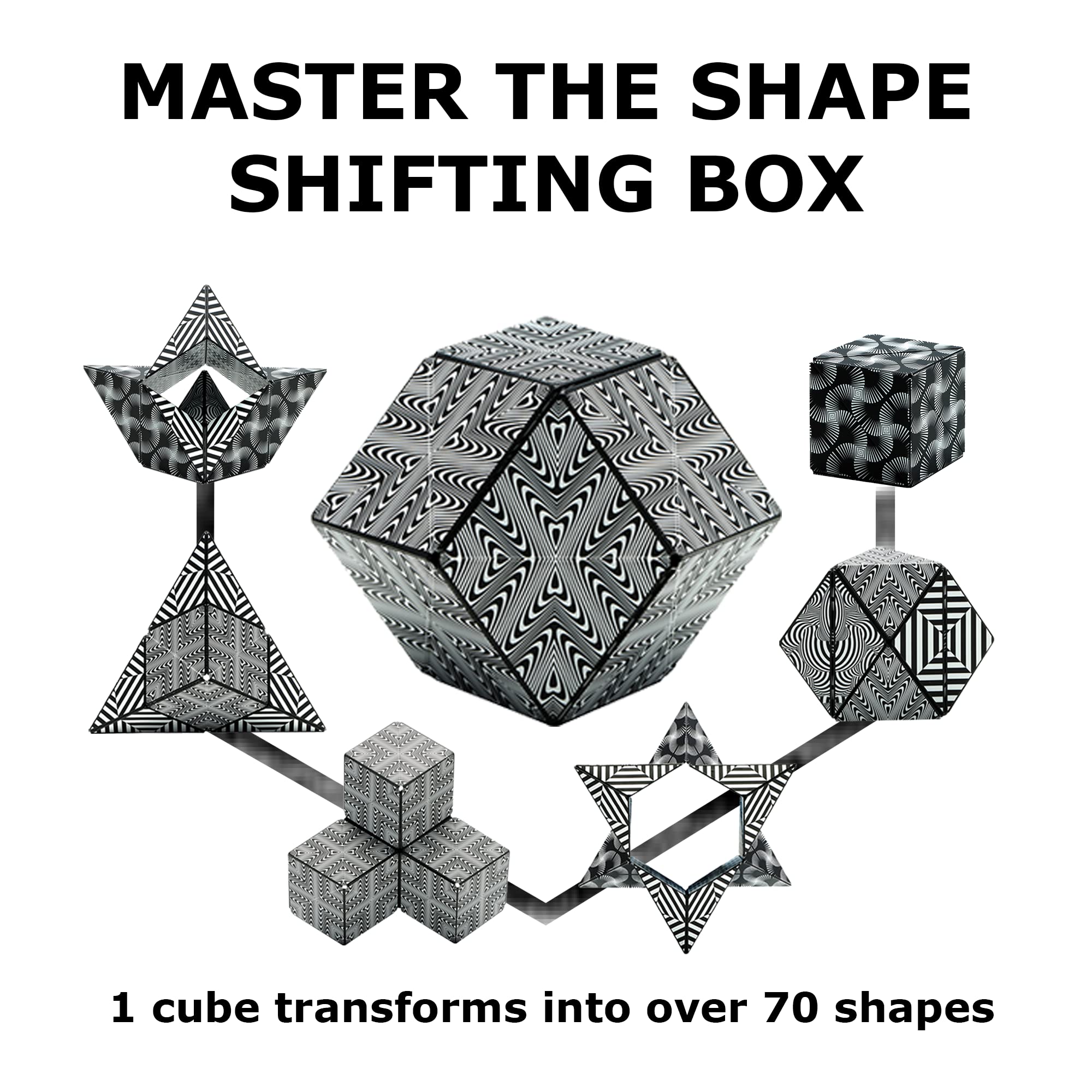 Shashibo vibrant art patterns for visually engaging shape creation