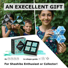 Shashibo vibrant artwork patterns spark visual exploration.