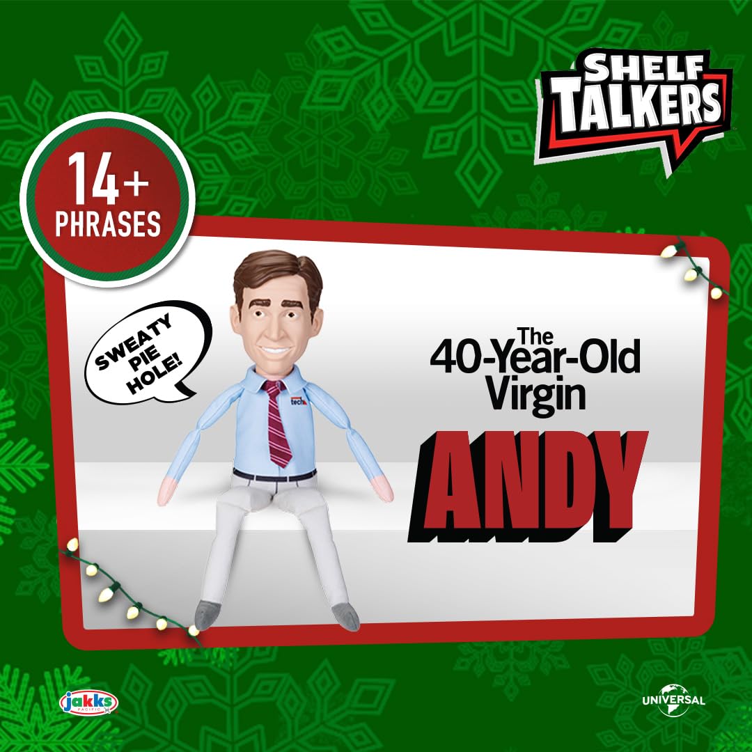 Shelf Talkers Andy close-up captures character detail ideal for display.