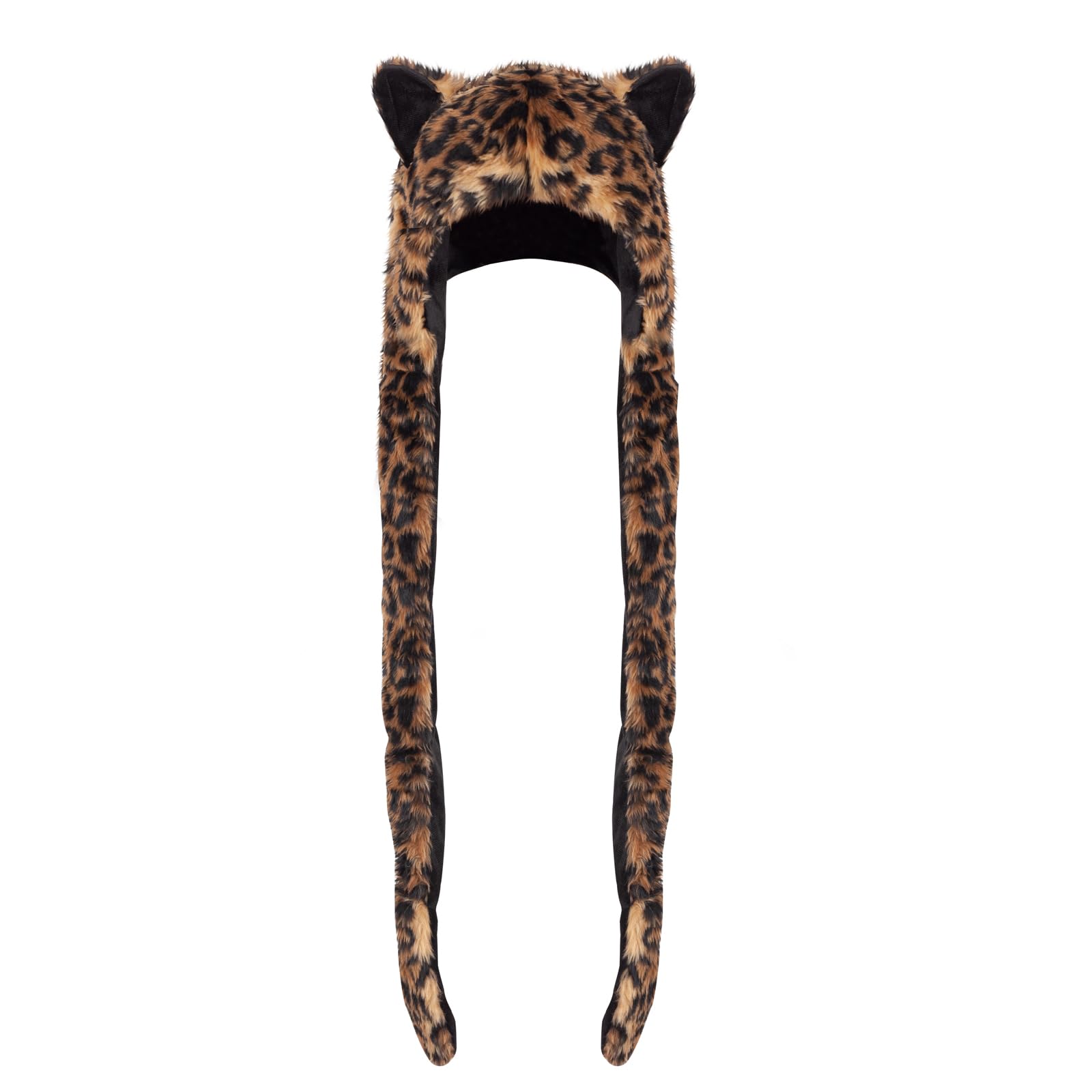 ShellKingdom Leopard wrist cover hat for versatile wear.