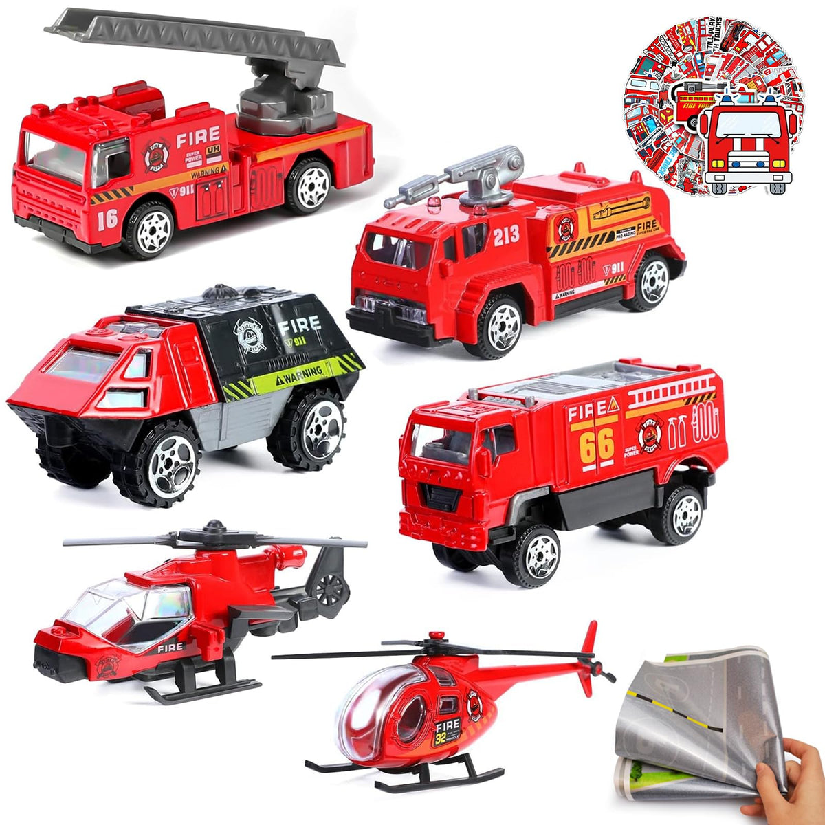 Shellvcase fire-truck diecast collection for durable, detailed playtime.