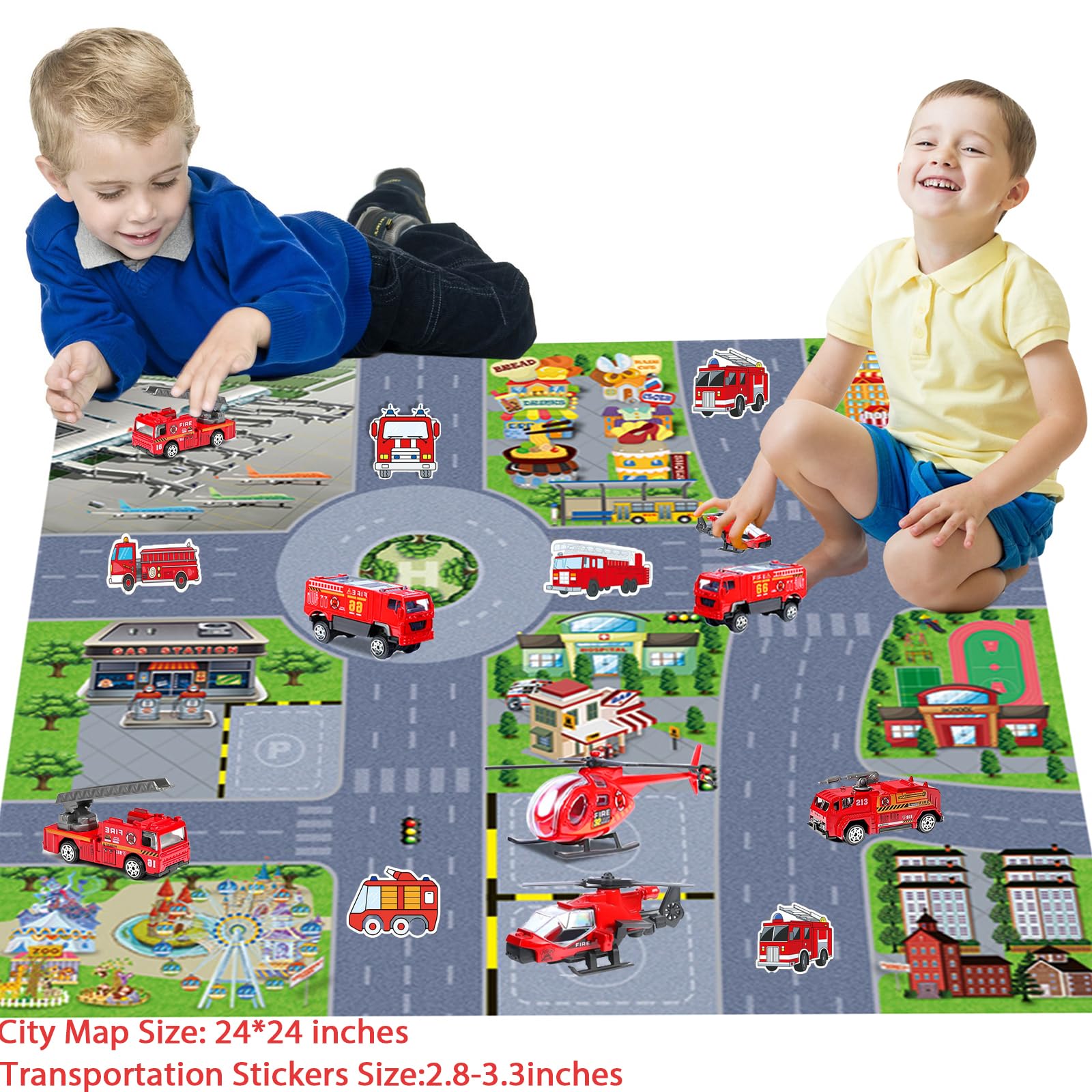 Shellvcase fire-truck ladder-truck features rotating joints for realism.