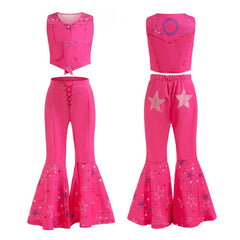 SHELOVESIT Costume features flared pants for playful movement during pretend ride-alongs