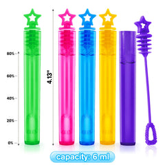 Shemira 0.2oz bubble solution, refillable tube for reusable play.