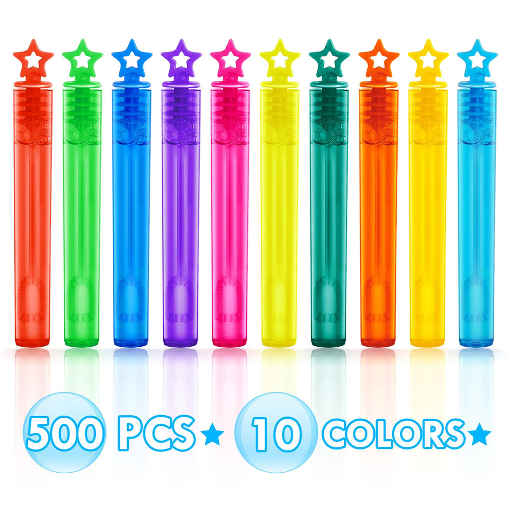 Shemira mini bubble wands in 10 colors ideal for party favors
