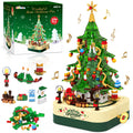 Shemira Christmas tree building blocks assembled as a festive centerpiece.