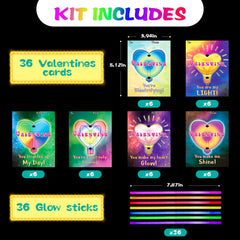 Shemira cute bulb-design valentines cards for joyful messages.