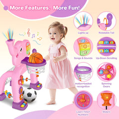 Shemira Elephant toy rotating patterns spark curiosity during play