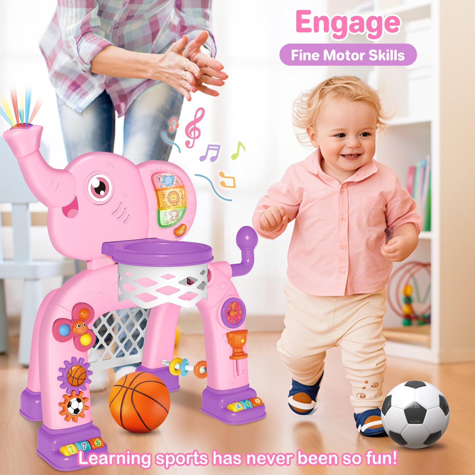 Shemira Indoor outdoor playset supports shared play and motor skill growth