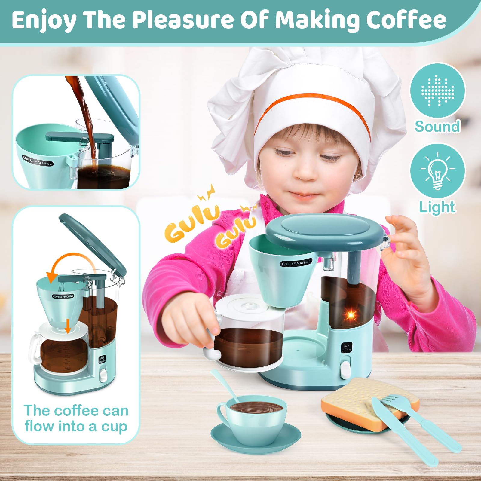 Shemira play kitchen plates cups and spoons for meals