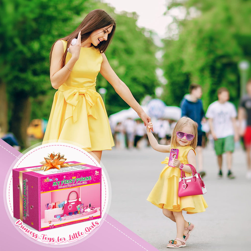 Shemira Play Purse pink sunglasses and watch invite stylish role play.