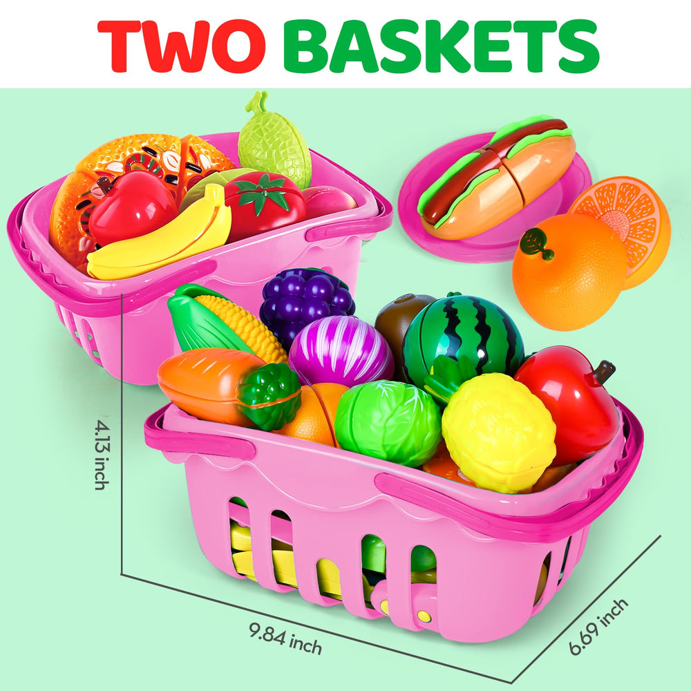 Shemira pretend fruits and vegetables inspire imaginative meals and color recognition