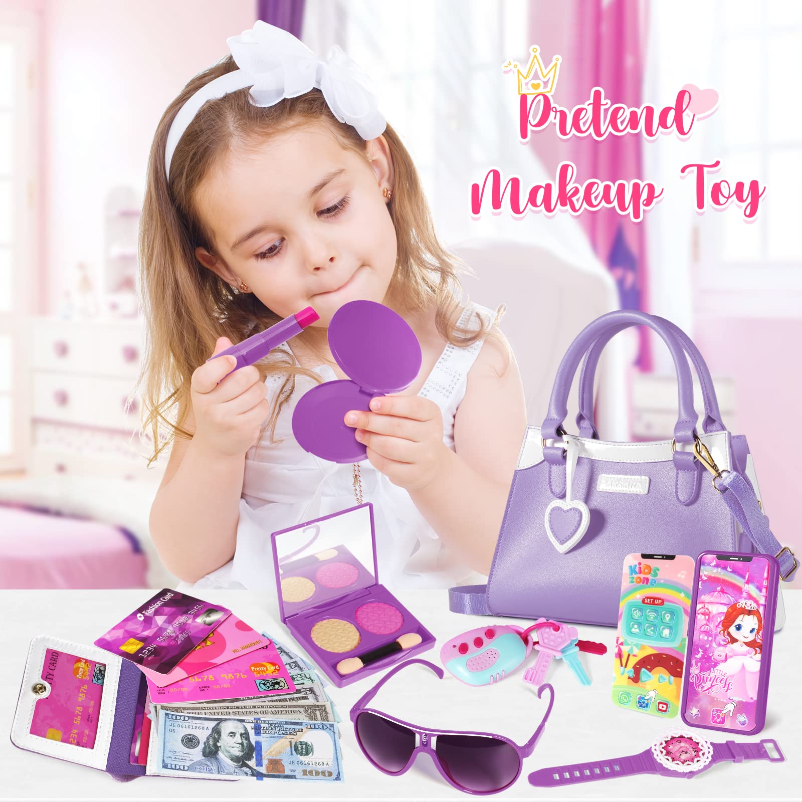 Shemira makeup-free kit close-up for mess-free pretend makeup