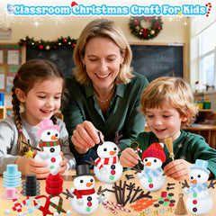 Shemira Snowman Kit buttons and eyes for expressive features
