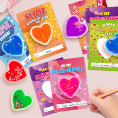 Shemira classroom-ready valentines cards to exchange with peers.