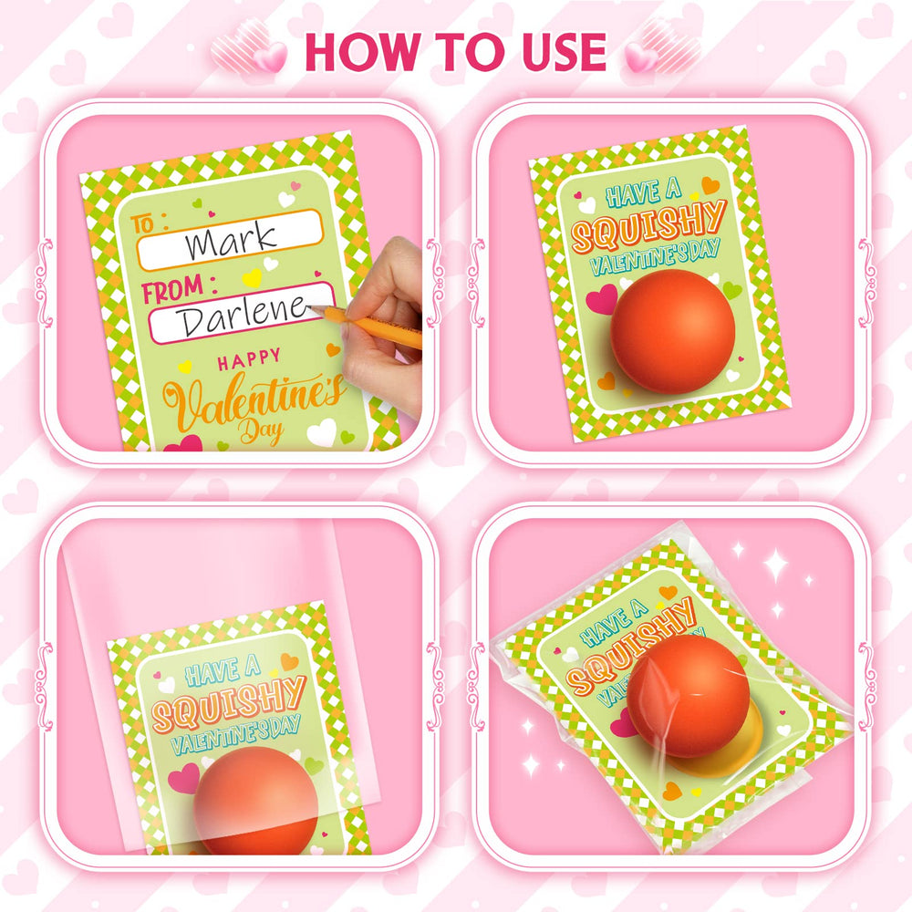 Shemira valentine designs pair with balls, creating a fun, memorable gift for girls and boys.