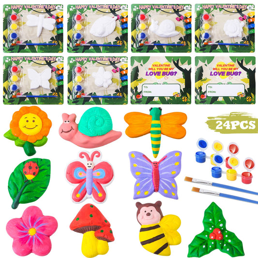 Shemira Valentine’s bug paint kit pack for classroom gift exchanges.