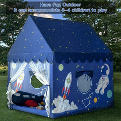 Sherilyn blue toddler tent entry threshold is easy to enter and reduces trips.