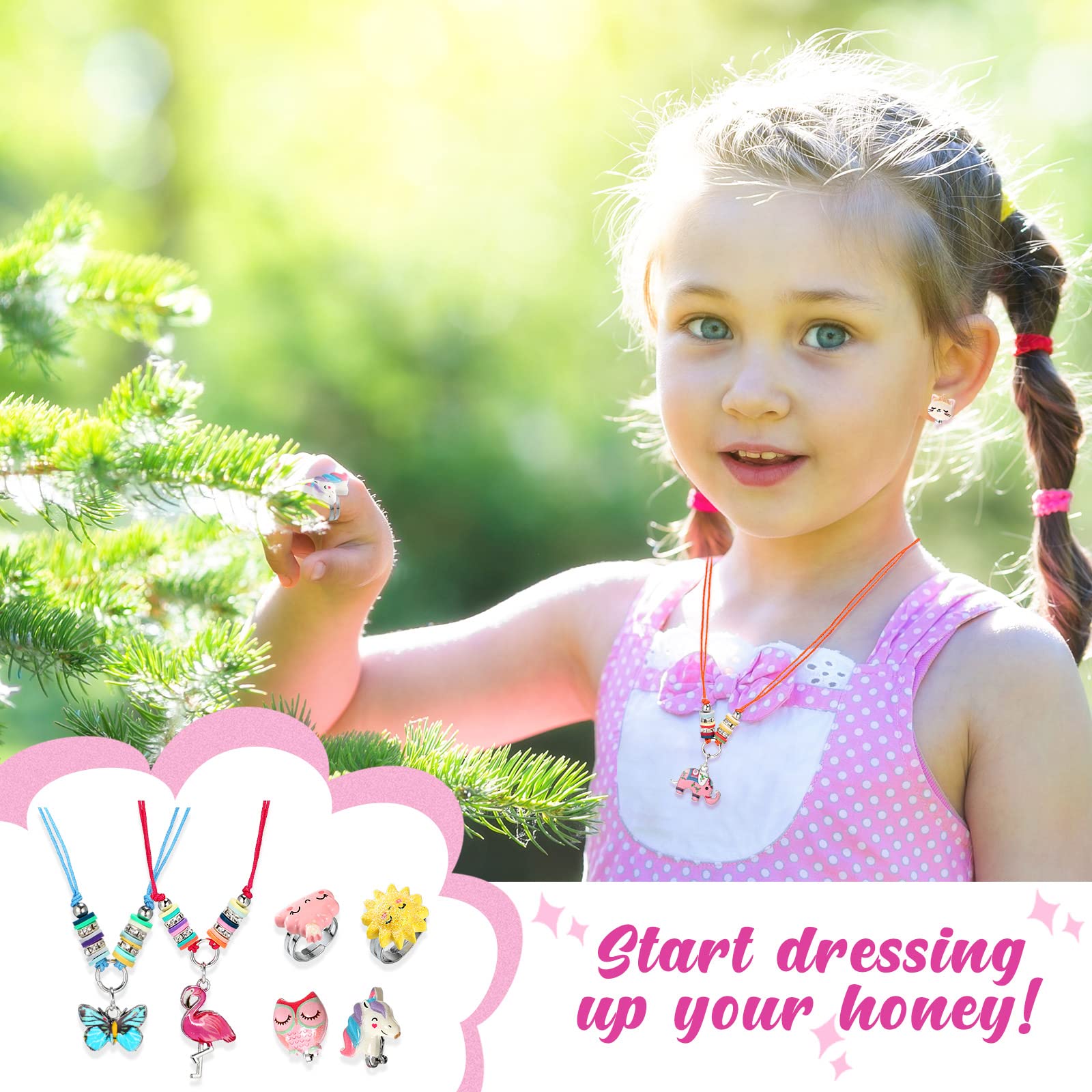 Sherr dress-up jewelry enhances themed parties for girls