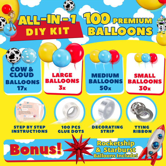 Its A Boy Story baby shower balloons by SHERYL DECOR for festive décor