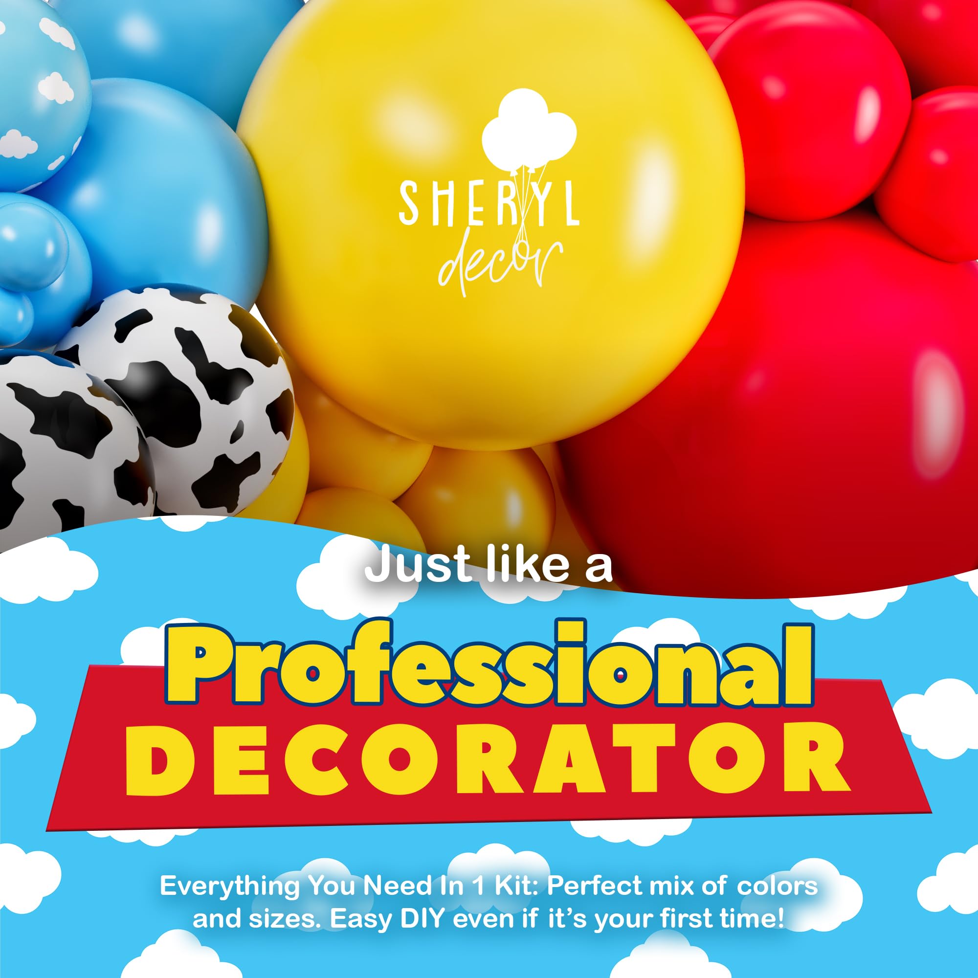 SHERYL DECOR 32ft tying ribbon simplifies hanging and balancing balloons