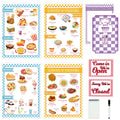 SHIQIKEJIPTY diner menu set front view for imaginative role-play.