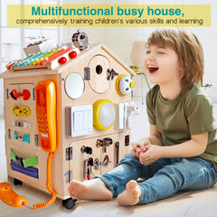 SHIERDU Busy House xylophone and bells provide sensory play and musical exploration