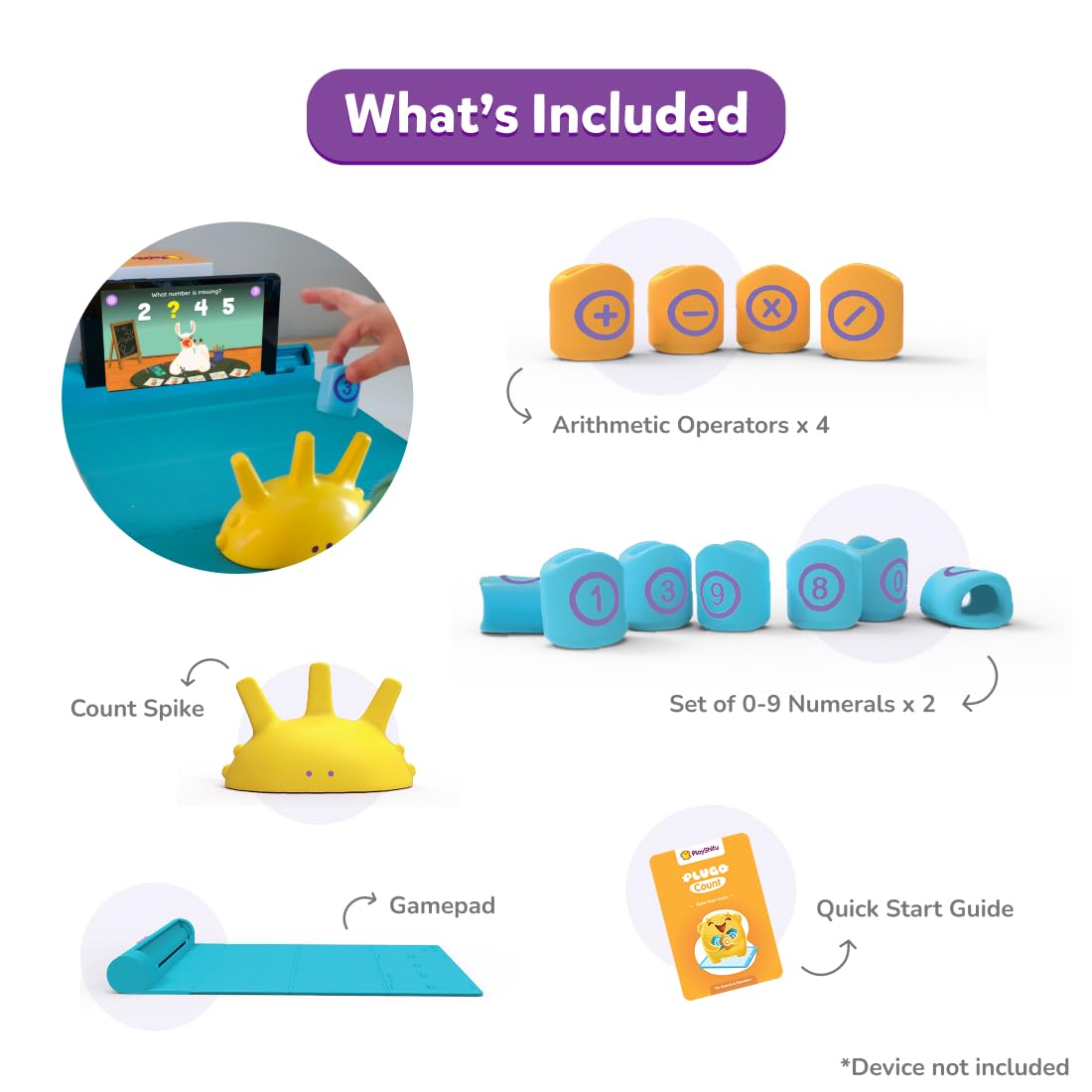 Shifu Plugo Count Count Spike component for number sense challenges