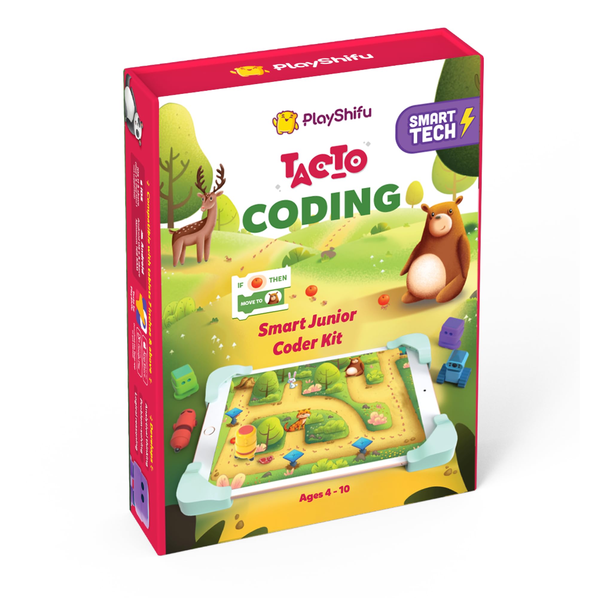 Shifu Tacto Coding Kit frame setup for hands-on learning.