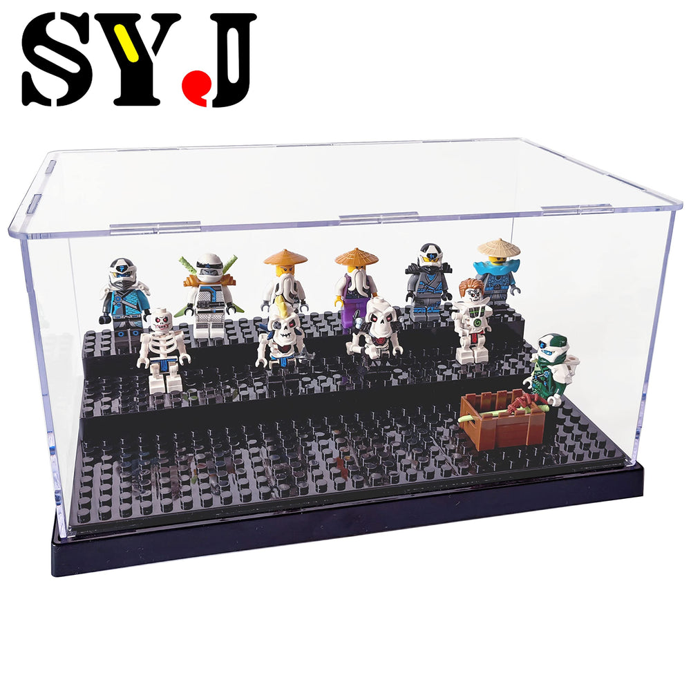 SHIYIJIA clear dustproof panel keeps figures pristine.