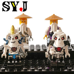 SHIYIJIA 360-degree display keeps minifigures visible.