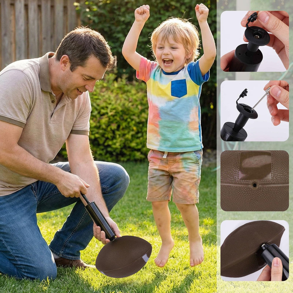 Shindel footballs support eye-hand coordination during family games