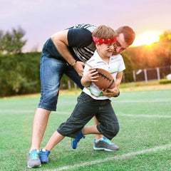 Shindel 6-inch inflatable football is durable and lightweight for kids.