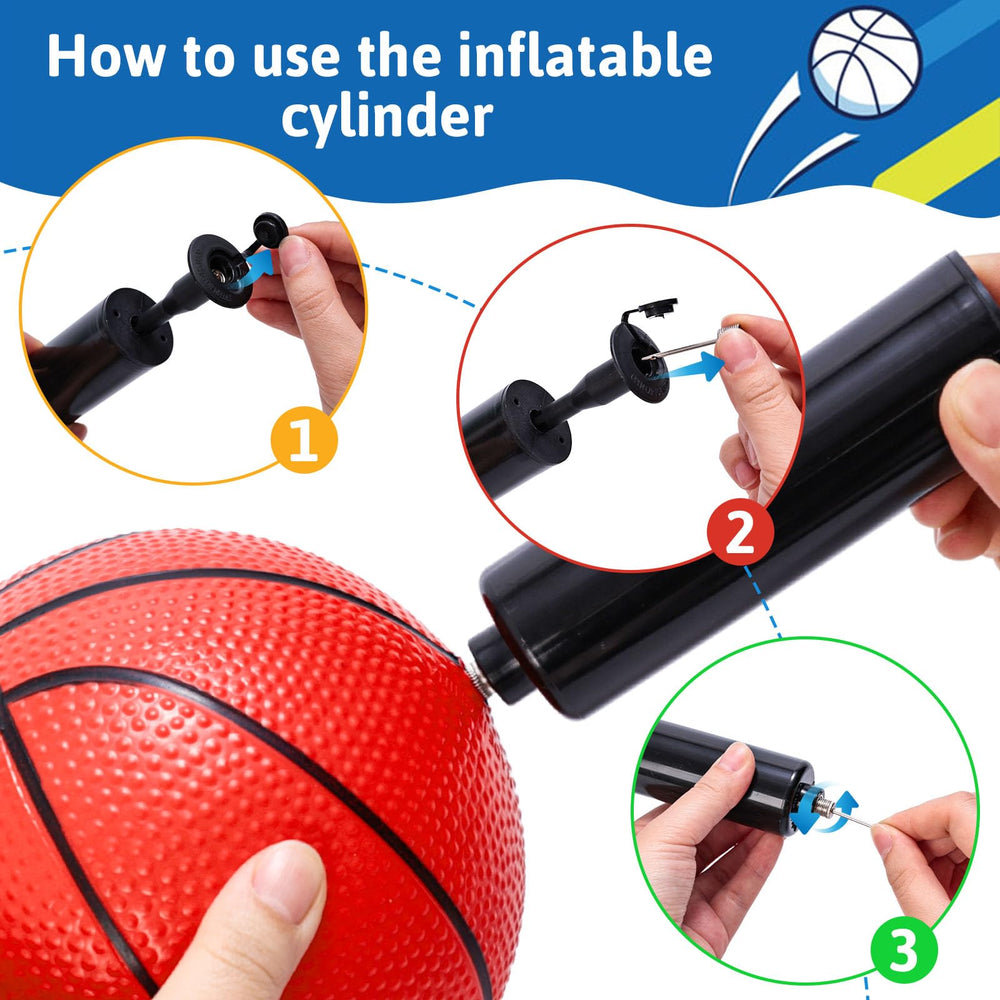 Shindel gift-ready mini basketball set with bright colors