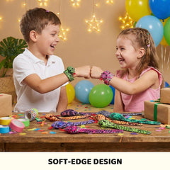 Shindel Snake Slap Bracelet packaging showcases premium party favor options.