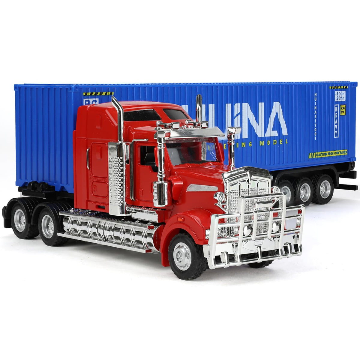 SHINESIGNAL 1/50 Kenworth W900 scale model truck for display and collection.
