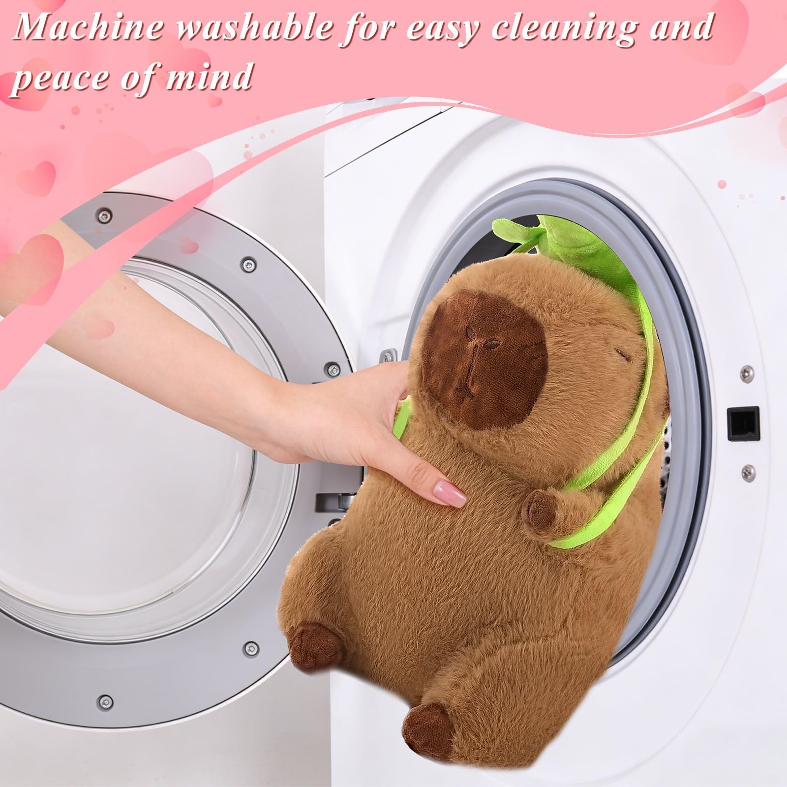 SHINUOER gift-ready capybara plush for birthdays and celebrations.