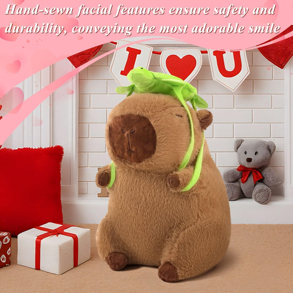 SHINUOER capybara plush in vacuum packaging preserves freshness.