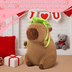 SHINUOER capybara plush in vacuum packaging preserves freshness.