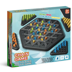 SHINXIN Chain Triangle Chess Game board for family strategy play