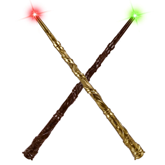 ShinySong light up wizard wand front view for imaginative play and cosplay