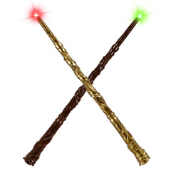 ShinySong light up wizard wand front view for imaginative play and cosplay