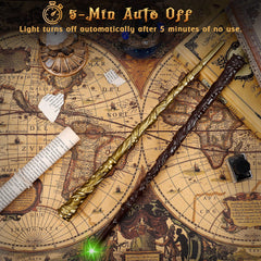 ShinySong wand auto-off feature conserving energy for later play