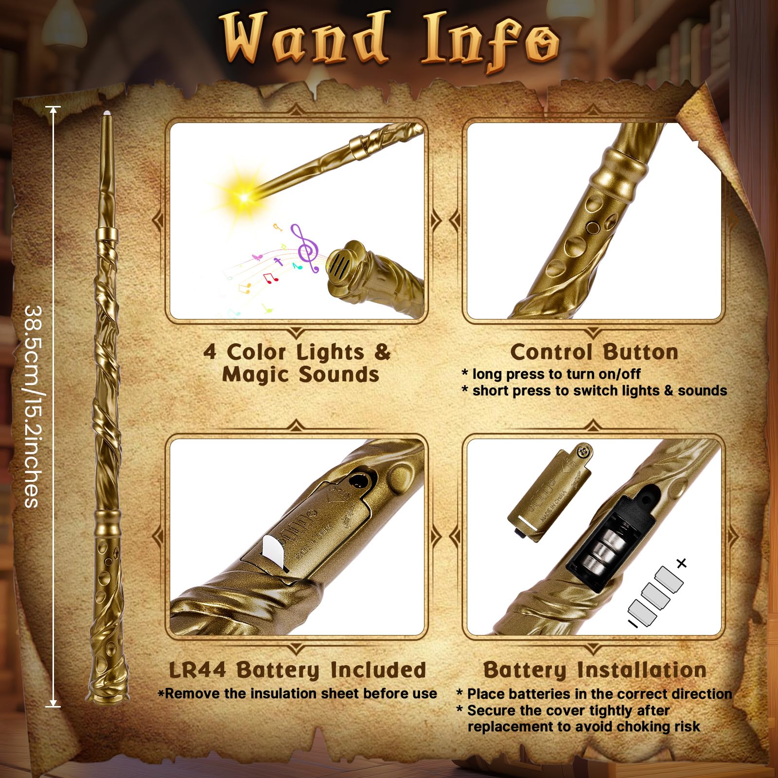 ShinySong two wands side by side for shared adventures