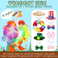 Shinylin Easter goose ensemble adds seasonal cheer to desk display.