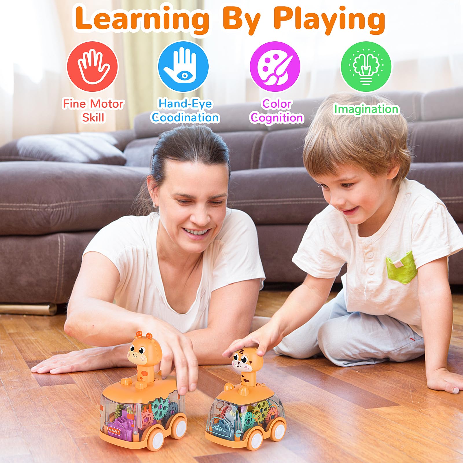 ShinySong durable ABS construction with smooth edges supports safe toddler play.