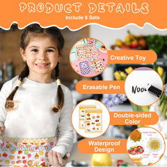 SHIQIKEJIPTY receipt book helps kids simulate ordering and checkout.