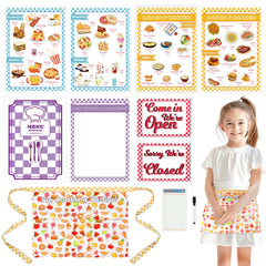 SHIQIKEJIPTY restaurant server play set boosts imagination and social storytelling.